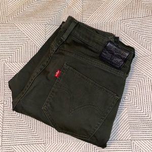 Levi’s skinny army green pants